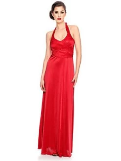 Rode Avondjurk Met Fraaie Highlights