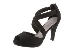 ARIZONA Highheel-sandaaltjes In Suède-look