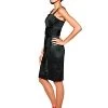 Cocktailjurk Zwart In Chique Glasuitvoering