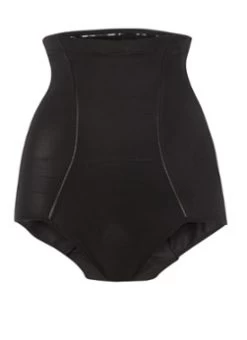 Maidenform Flexees Hi-waist Slip Power Slimmers, Zwart