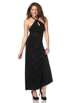 MELROSE Jersey Avondjurk In Lang Model